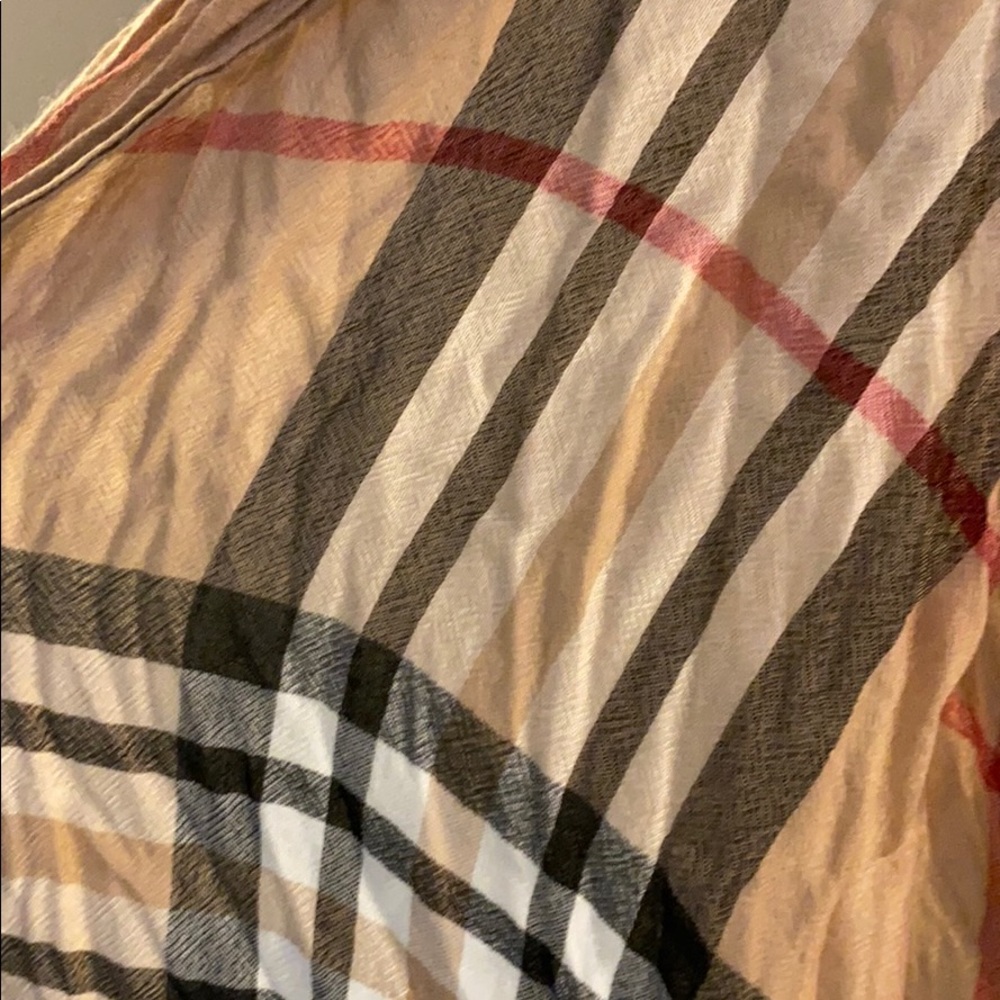 Burberry patterned scarf
